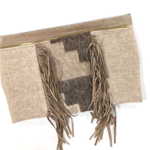 Alpaca Fringe Lumbar Pillow - Picture 3 of 6